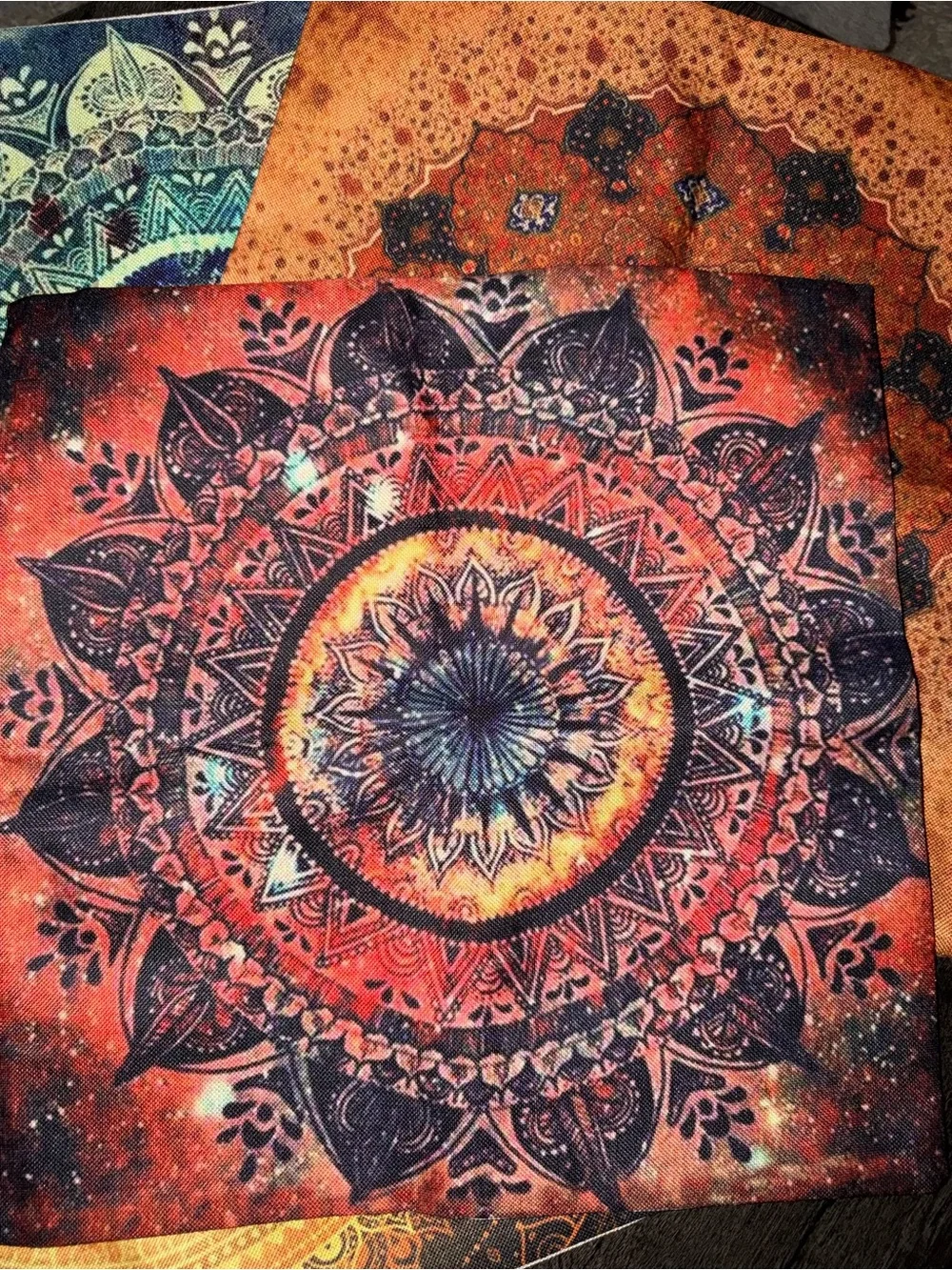 Bohemian Mandala Accent Pillow Covers - Multi-Color